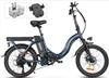 Samebike 2026 model CY20 Folding Electric Bicycle 36V 12Ah Removable Battery 20" Outdoor Fat E-bike for Adults.
