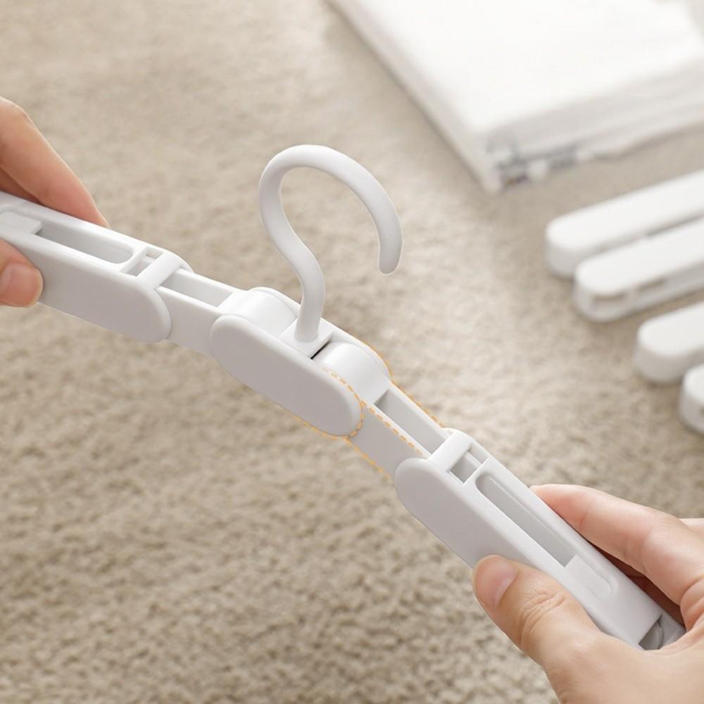Expanded Foldable Clothes Hanger Mini Size Pant Clips Multi-functional Travel Hangers  For Home