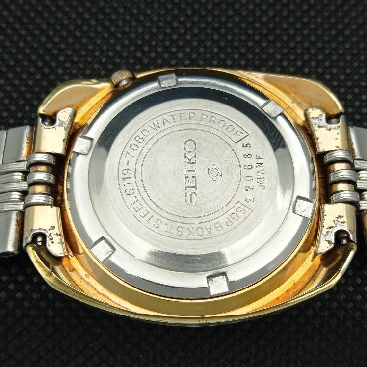 Б/У винтажные часы SEIKO 5 AUTOMATIC 6119B из Японии мужские оригинальные часы с циферблатом a415324-2 SKU621c-a415324