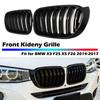 Rhyming Front Bumper Hood Kidney Grille Car Accessories Racing Black Air Intake Dual Grill Fit For BMW X3 X4 F25 F26 2014 -