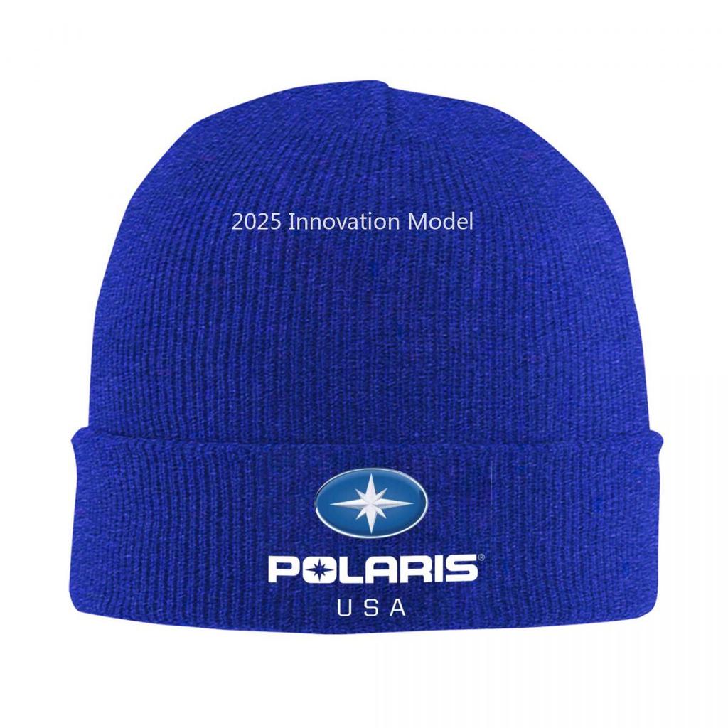 Polaris Logo Warm Knitted Cap Hip Hop Bonnet Hat Autumn Winter Outdoor Beanies Hats for Men Women Adult