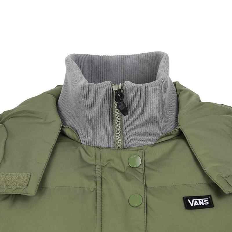 Vans Спортивный Повседневный Модный Универсальный Пуховик Женская Верхняя Одежда Оливково-Зеленый VN000KD2ZBF