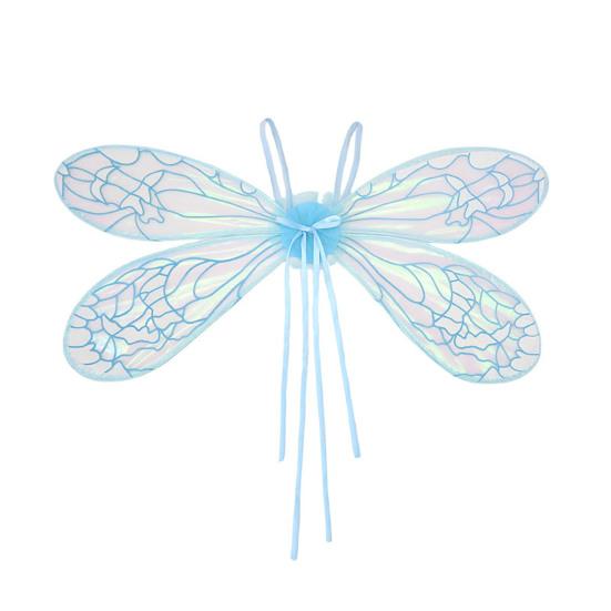 Fairy Wings Lightweight Gradient Angel Elf Wing Costume Prop Women Dragonfly Wing Dress-Up Accessories for Cosplay Dance Parties
