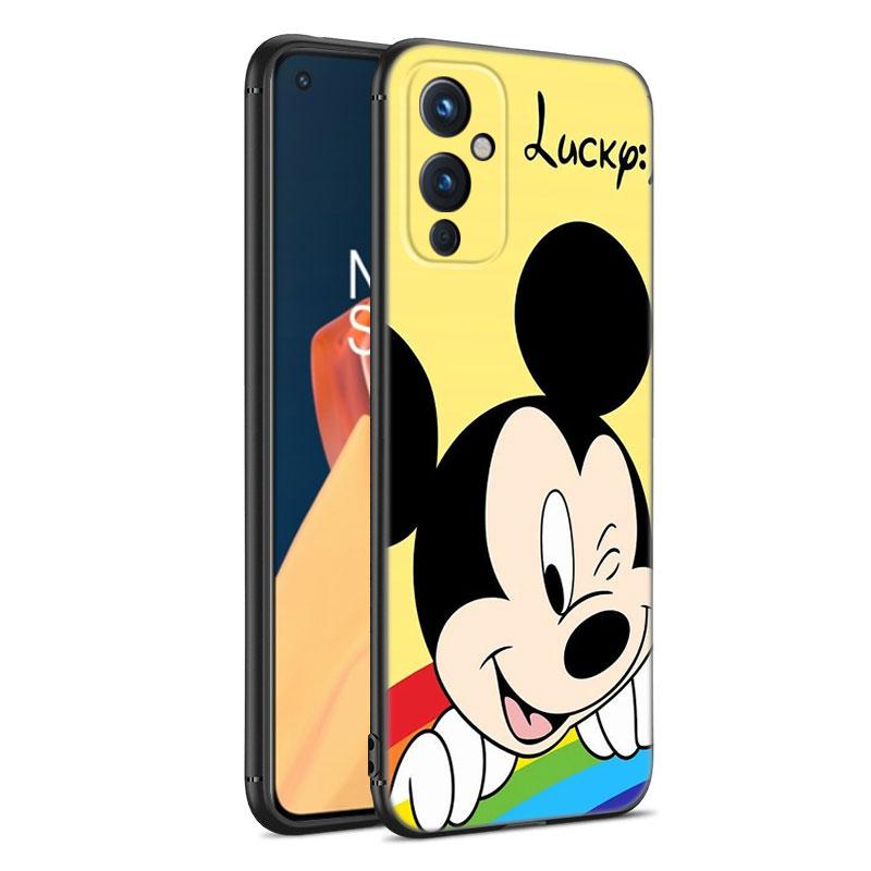 Черный силиконовый чехол для телефона Mickey Minnie для OnePlus 9R 10R 11R 12R ACE 2 Pro 2V 3V Nord CE 2 3 Lite 4 N10 N20 N30 SE 5G