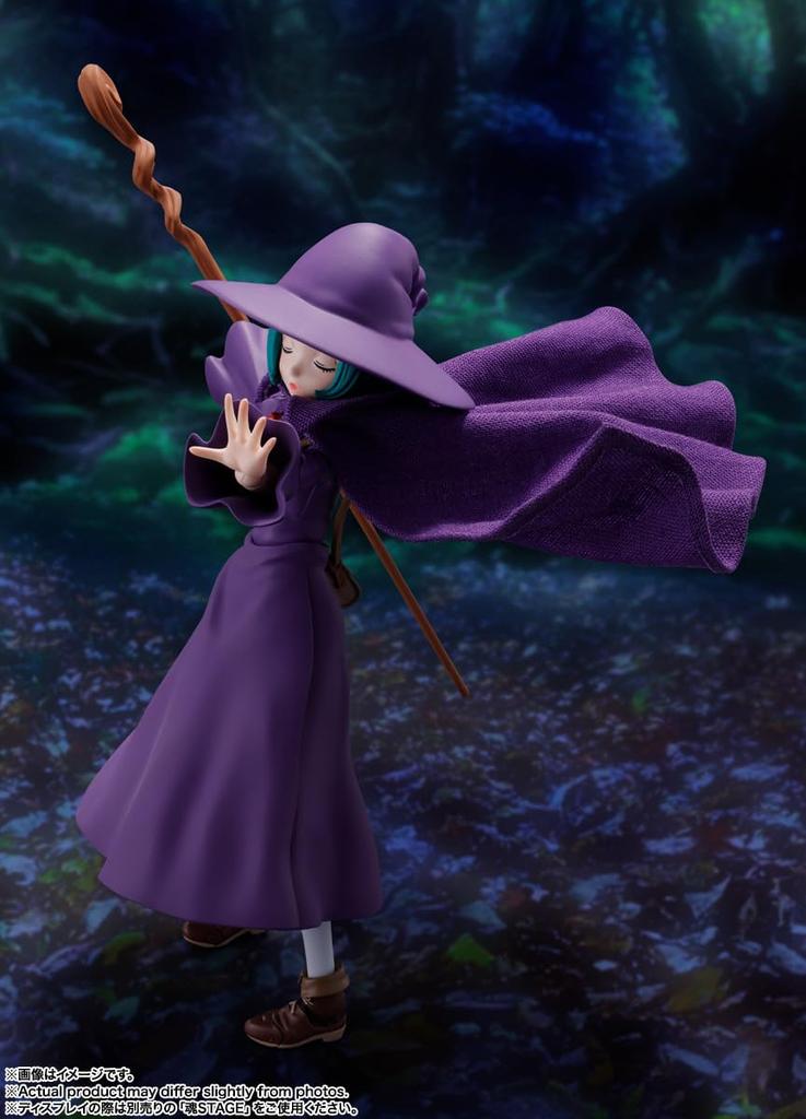 TAMASHII NATIONS Berserk Approximately and Fabric Action Figure S.H.Figuarts Schierke, 120mm, PVC, ABS, Pre-painted