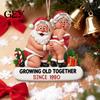 Festive Tree Pendant Set Wooden Christmas Hanging Ornaments, Funny Santa Claus with Holiday Decor Rope for Home and Party Supplies Durable Xmas