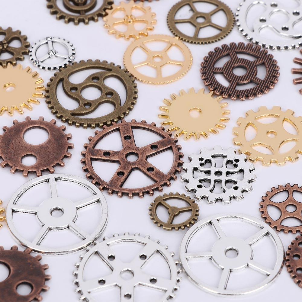 Fashion Mixed Vintage DIY Charms Making Craft Arts Watch Parts Jewelry Cogs & Gears Steampunk