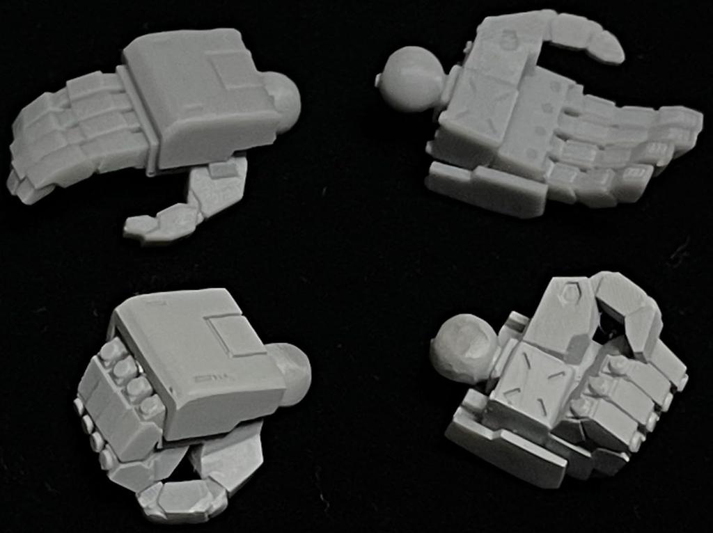 Idola Solid Square Scale Plastic Model IDOLA07 Hand, Finger, Small, 1/144 Parts, (Robot)