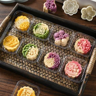 Форма для лунного кекса на Праздник середины осени, DIY, форма-пресс для цветов, штампы с узором сакуры, инструменты для украшения тортов из мастики