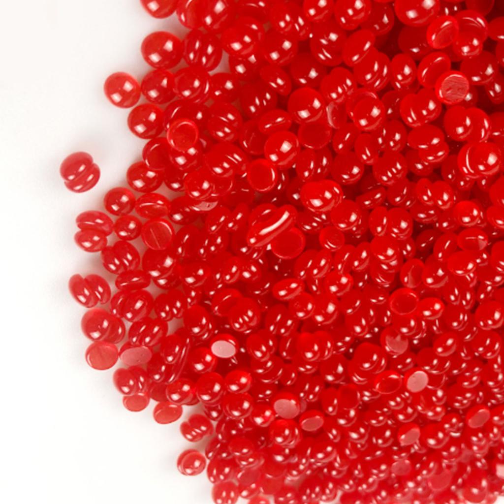 Hard Wax Beans for Nose Leg Body Hair Removal Paper Free Fast Dehairing Big Bag 1000G Strawberry