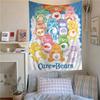 Care Cartoon BBears Movies Chart Tapestry Bohemian Wall Tapestries Mandala Wall Art Decor