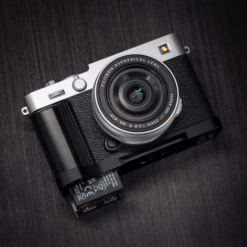 Рукоятка Iborrys для FUJIFILM, Специальная быстросъемная, Алюминиевый сплав, Оригинальный ретро-узор, Алюминиевая, X-E5, L-образная пластина, Рукоятка, Противоскользящая