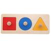 Montessori Puzzle Toys Wooden Geometric Shapes Sorting Math Colorful Preschool Learning Educational Game Baby Toddler Toys
