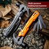Multifunctional Hammer, 10-in-1 Stainless Steel Multifunctional Tool, Foldable Heavy-duty Multifunctional Tool Set,  Screwdriver, Small Saw, Hammer