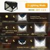 1-8 Kits Solar Wall Lights Outdoor 100 LED Motion Sensor 270° Range 3 Modes Wireless Energy Saver for Yard, Garden, Lawn, Patio