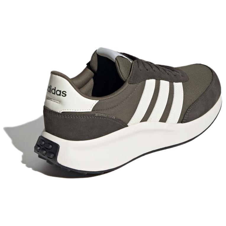 adidas Кроссовки Run 70S Нескользящие Износостойкие Низкие Повседневные Для Бега Мужские Оливково-Зеленые ID1289