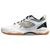 Li Ning Gladiator Comfortable Non-Slip Wear-Resistant Low-Top Badminton Shoes Unisex Shoes White Black AYZT011-3