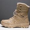 Мужские тактические ботинки Безопасные армейские ботинки Пустынные водонепроницаемые рабочие ботинки челси Обувь для скалолазания и хайкинга Ботильоны для улицы Большой размер 47