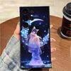 Чехол для телефона The Maiden C-Columbina для Samsung S25, S24, S21, S22, S23, S20, Ultra, S26, Plus, Fe, Note, 5G Черный