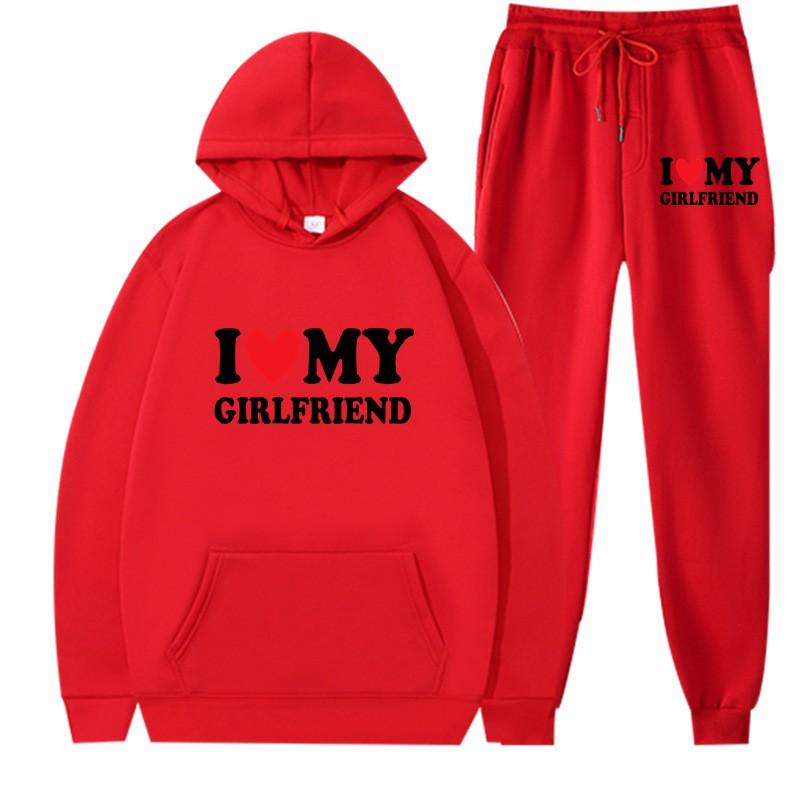 Unisex Oversized Hoodie Sweatshirt With Love Print Teens Casual Fall Winter Wear