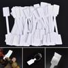 500Pcs/Pack Square Jewelry Retail Shop Necessary White Label Tag DIY Self-adhesive Jewelry Sticker Coated Paper
