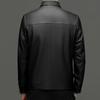 Sheepskin Leather Jacket Men's Spring and Autumn New Business Casual Lapel Leather Jacket