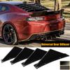 4 шт. универсальный для Chevrolet Chevy Camaro 2000-2022 задний бампер диффузор для губ акульи плавники спойлер обвес автомобиля