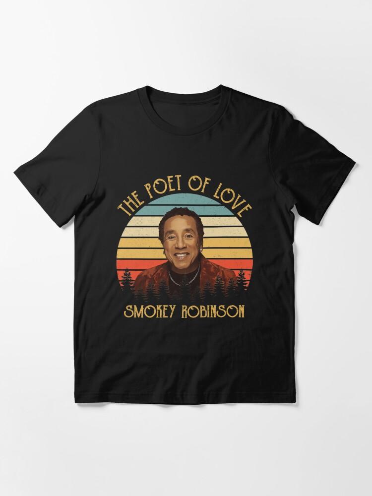 Smokey Robinson Vintage Smokey music Robinson - The Poet Of Love Essential T-Shirt