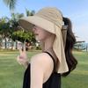 Breathable Sun Hat Neck Protection Beach Cap Fashion Shawl Sunscreen Hat  Outdoor