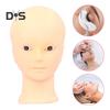 Профессиональная женская голова манекена для практики макияжа, лысая голова манекена с хорошим эффектом отображения для обучения макияжу, наращивание ресниц и парик