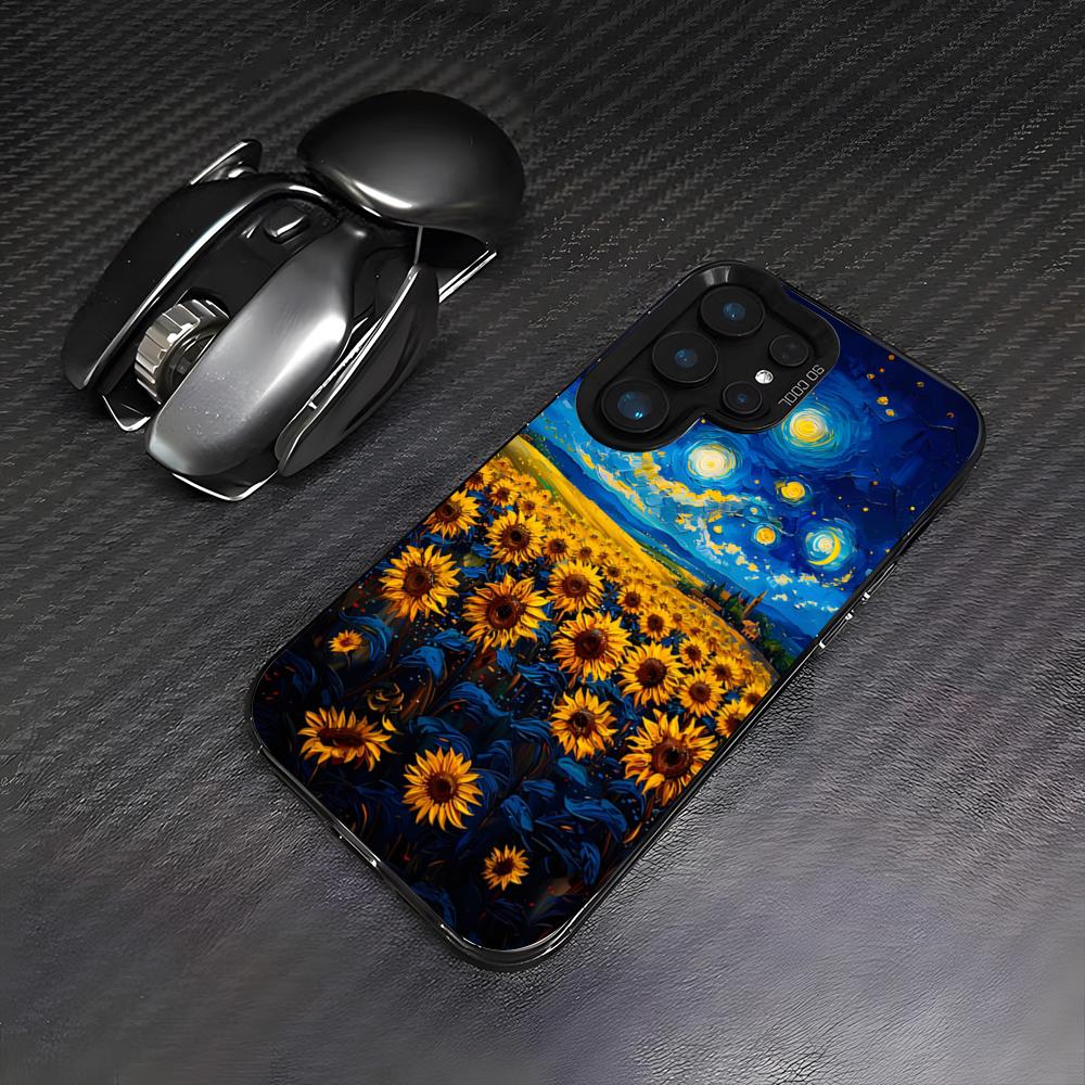 Красивый чехол для телефона с подсолнухом для Samsung S26 S25 Plus S20 S20 Plus S22 Ultra S23 FE S21 Plus S21 Ultra Цветная крышка