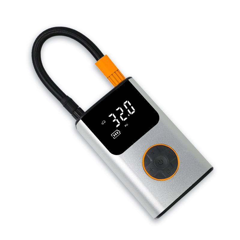 Электрический портативный воздушный насос с аккумулятором-велосипедный насос, шинный насос I50PSI, 4000 мАч, компрессор для мотоциклов, велосипедов, автомобилей, шариков