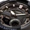 Casio Кварцевые часы с мировым временем и черным инвертированным ЖК-дисплеем, зарубежная модель AEQ-110W-1BV, мужские, аналогово-цифровой дисплей, черный, [Б/У]