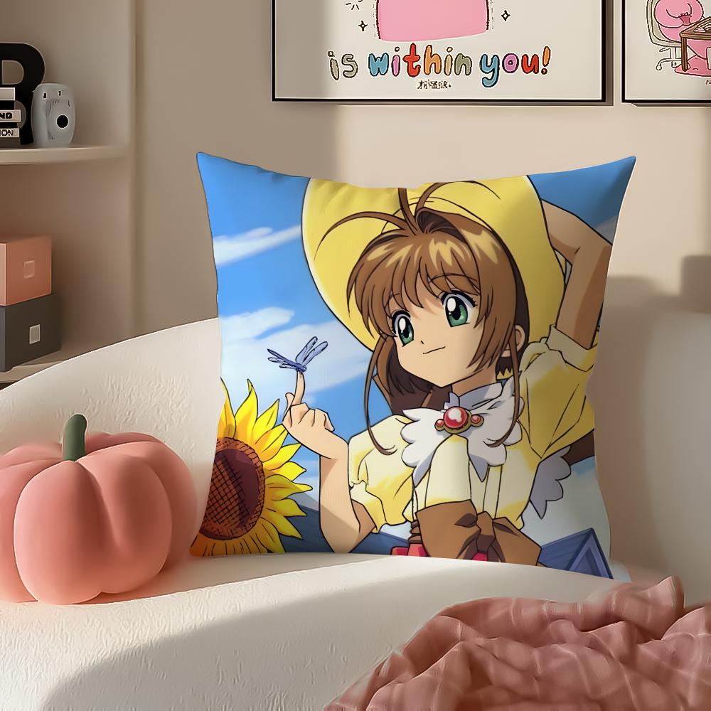 Магический Милый Японский Аниме Cardcaptor Sakura Наволочка Подушка Короткий Плюш Невидимая Молния Комната Диван Наволочка