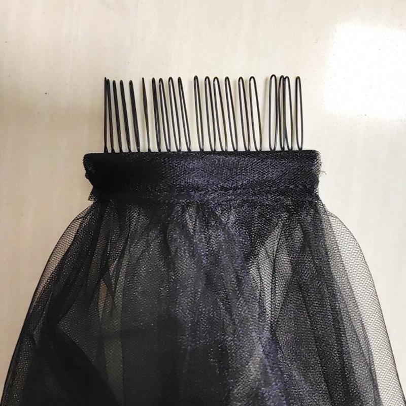 Длинная фата невесты из тюля с кружевной отделкой в виде сердец и гребнем для фиксации в волосах, аксессуары для свадебной вечеринки