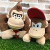 Плюшевая игрушка Супер Марио (S) Набор 2 Donkey Kong / Diddy ALLSTAR COLLECTION Игровые Товары Разные Персонажи Kart Maker Nintendo Подарок Рождество