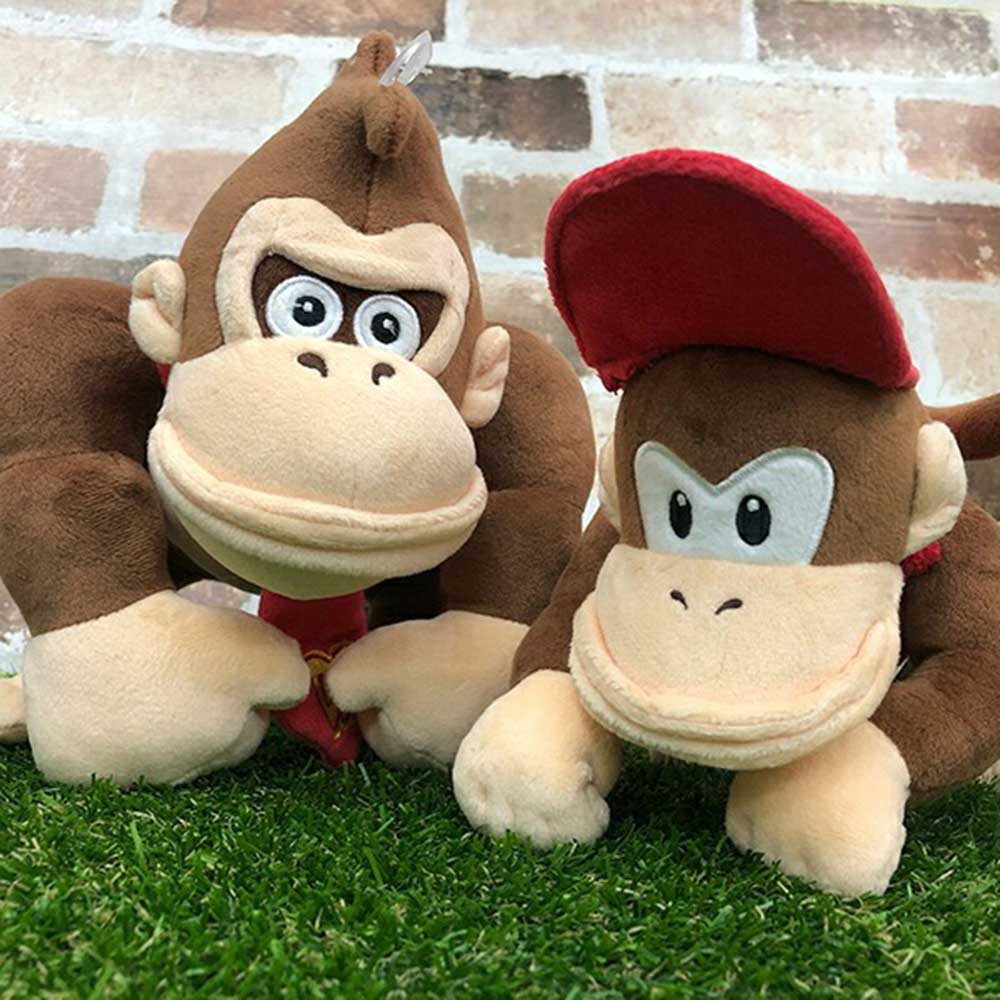 Плюшевая игрушка Супер Марио (S) Набор 2 Donkey Kong / Diddy ALLSTAR COLLECTION Игровые Товары Разные Персонажи Kart Maker Nintendo Подарок Рождество