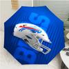 Автоматический зонт с принтом LOGO Buffalo Bill, 8 спиц, железный каркас, пластиковая ручка, подходит для путешествий на открытом воздухе и на каждый день, идеальный подарок