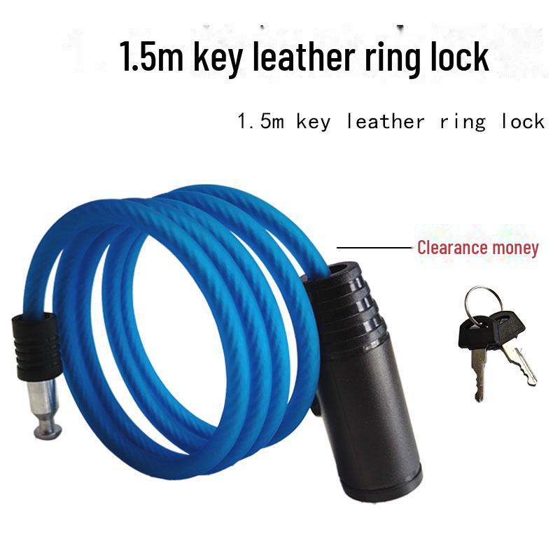 Противоугонный портативный тросовый замок для велосипедов и электровелосипедов