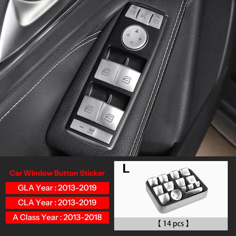 For Mercedes Benz A Class W176 GLA X156 CLA Accessories Car Interior Air Conditioning CD Console Panel Cover Trim Car Styling