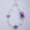 PICOCICI Cute Bear Heart Decor Beaded Bracelet Phone Hand Chain Anti-drop Lanyard