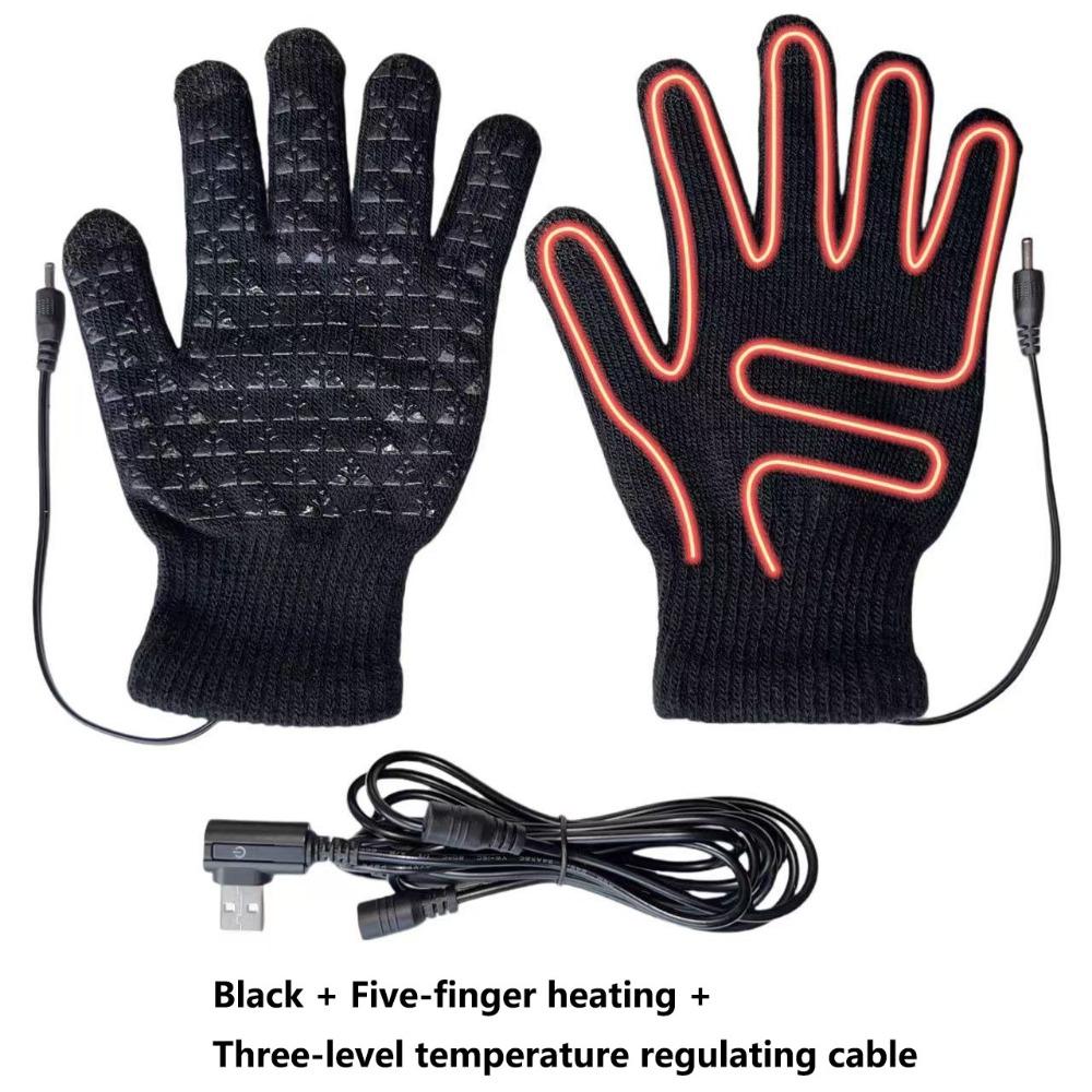 Thickened Electric Heating Gloves Touchscreen Hand Warming Gloves Touchscreen Gloves Winter