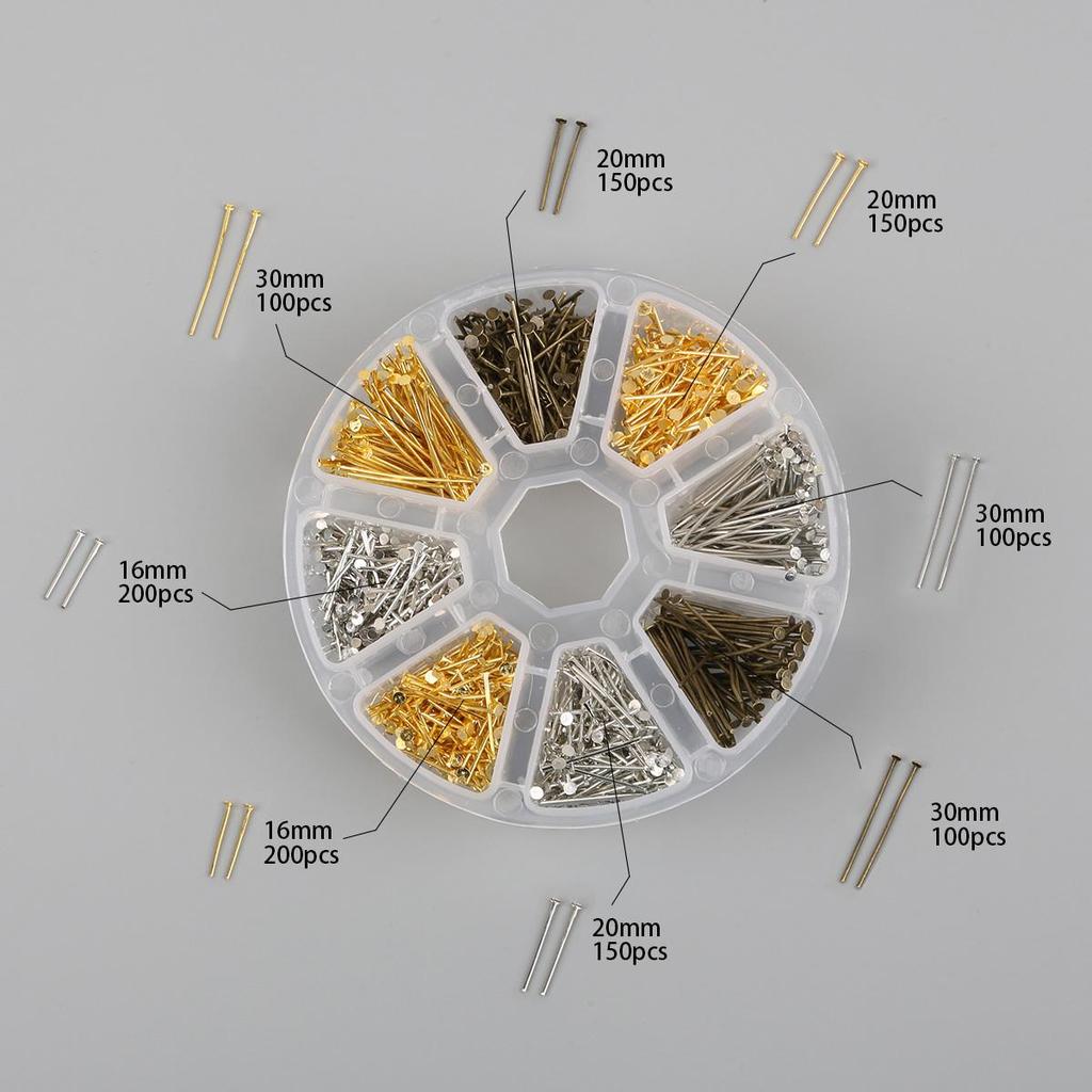 1 компл./кор. застежки-цепочки Подвески игольчатые кольца для DIY аксессуары для изготовления ювелирных изделий