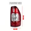 Car Rear Bumper Tail Light Lamp w/o Bulb For Isuzu D-Max Dmax Holden Rodeo Pickup 2002 2003 2004 2005 2006 8972347491 8972347501