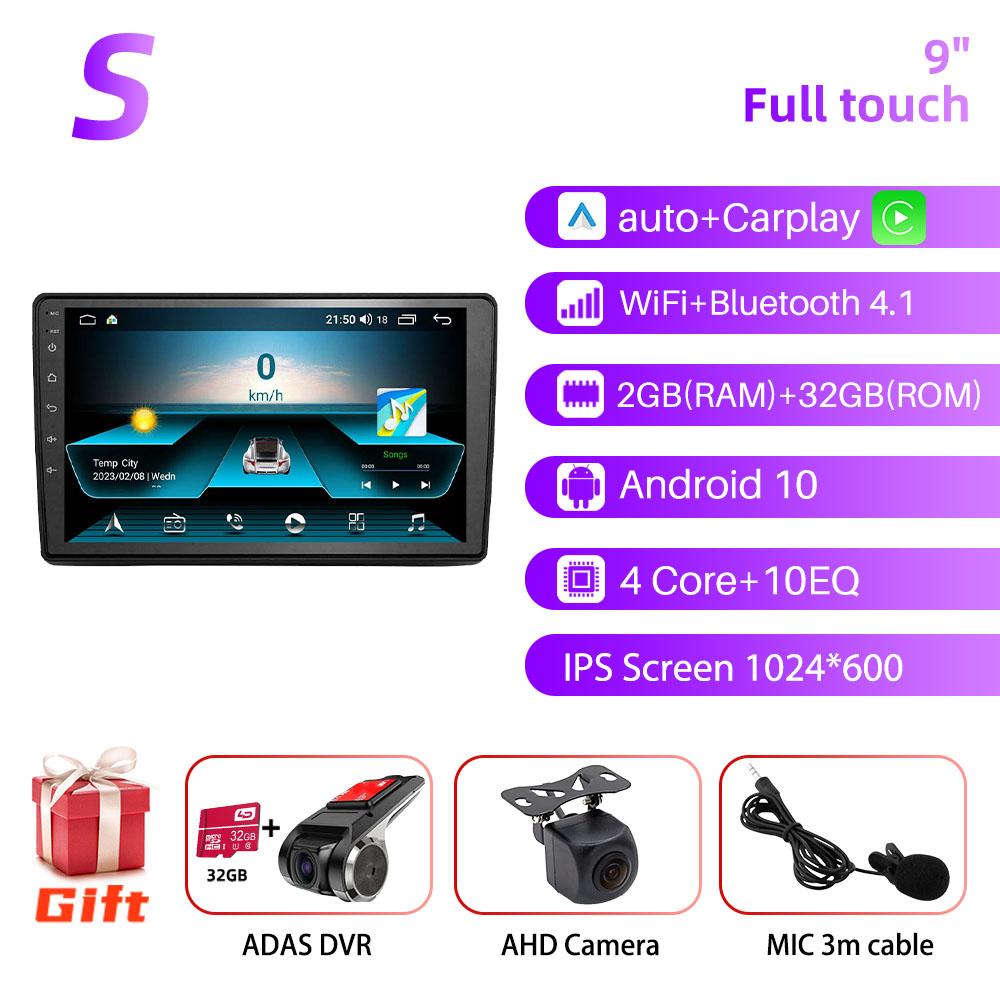 2 Din Android Radio Car GPS Navigation for Ford New Transit 2009-2019 Head Unit Autoradio Multimedia Player Stereo Audio Auto
