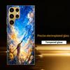 Чехол для телефона Painting Sky Protective cover, высококачественный, со стеклянной задней панелью и гальваническим покрытием, для Samsung Galaxy S26 S25 S24 S23 S22 S21 FE, Ultra, Plus