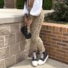 Vintage  Leopard Loose Pants New Streetwear Women Autumn/Winter High Waist Casual Trousers