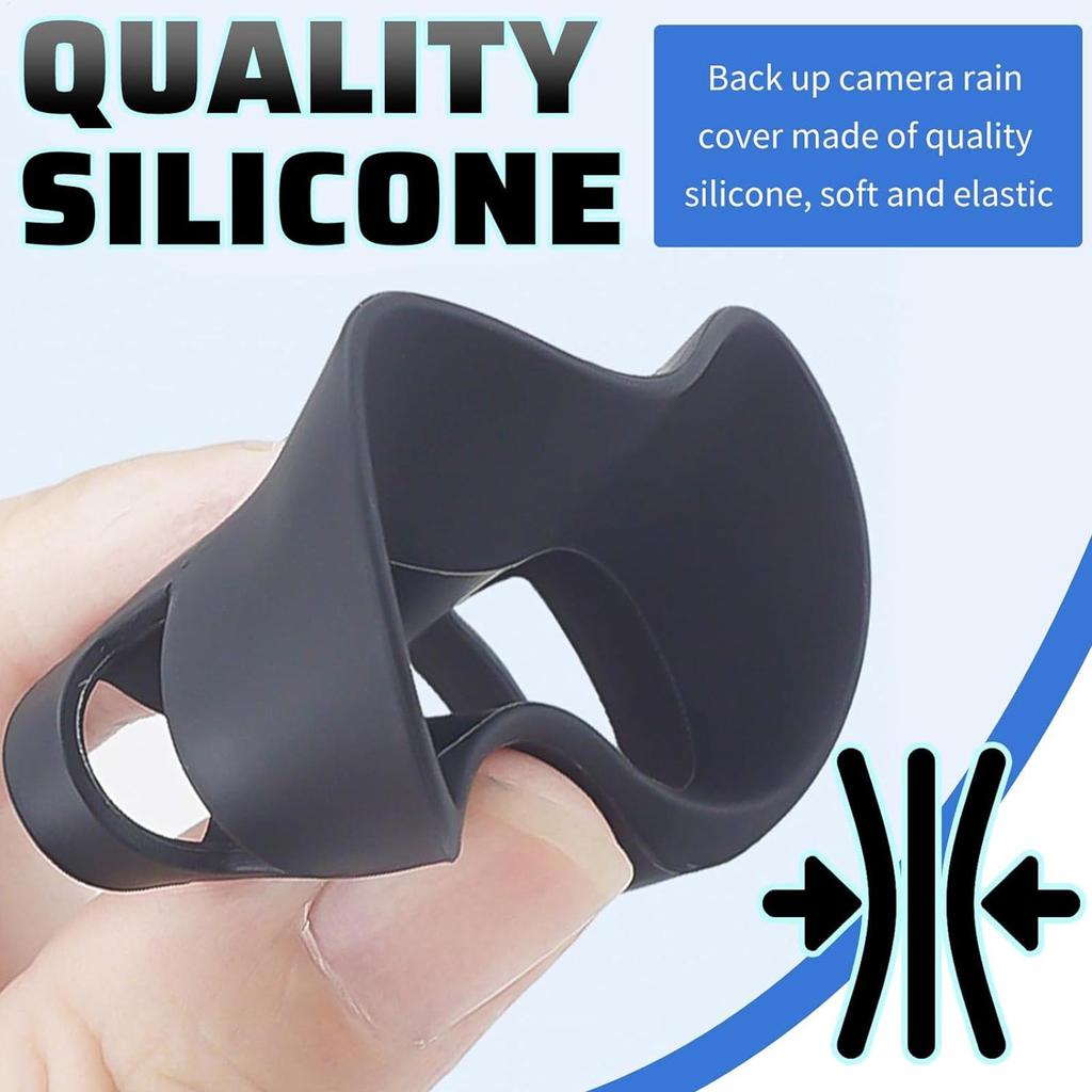 Backup Camera Rain Shield Reversing Camera Rain Cover Car Exterior Waterproof Rain Guard Rain Visor For Driver Truck RV Vehicle