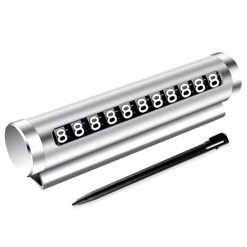 Временная карта парковки автомобиля Поворот номерного знака телефона Автомобильный стайлинг Автоаксессуары