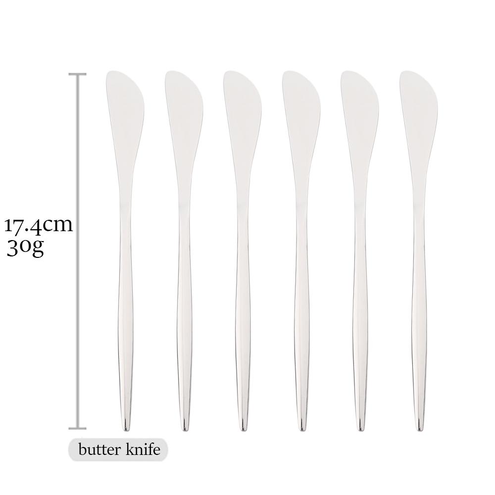 Нож для масла из нержавеющей стали, отверстие для пиццы, сыр, десерт, нож для джема, столовые приборы, ножи для крема, нож для завтрака, тостов, хлеба, кухонные инструменты